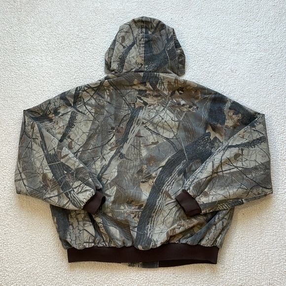 Vintage Swingster 90s Faded Real Tree Camo Button Up Jacket - Picture 7 of 7